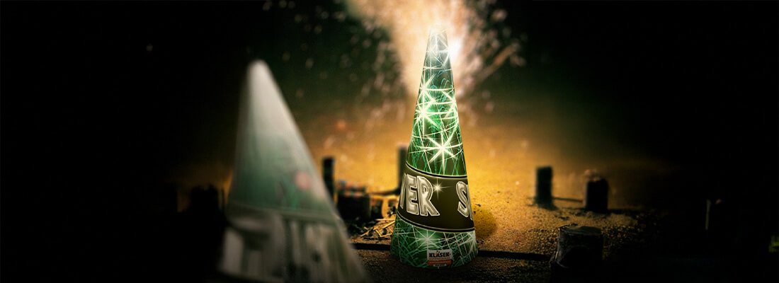 Fontanny z efektem crakling