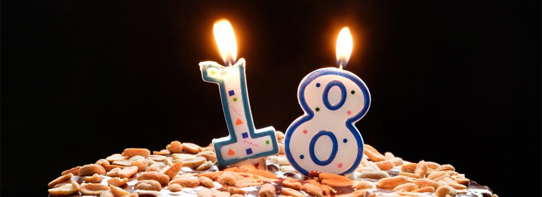 Fontanny na tort z cyframi