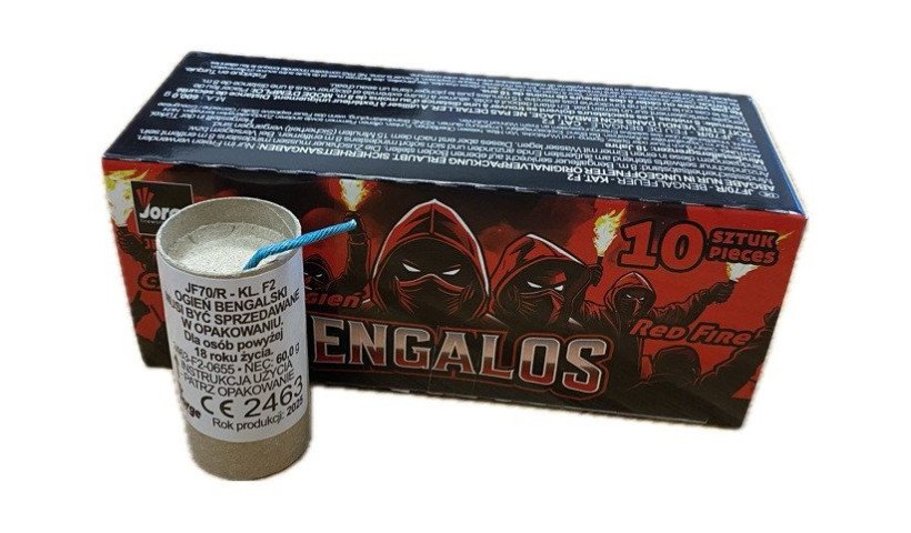 bengalos red ogień wrocławski