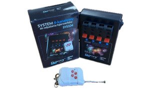 4 kanałowy system do odpalania fajerwerków