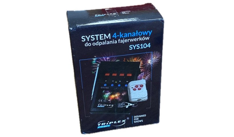 system do zdalnego odpalania fajerwerków pudełko